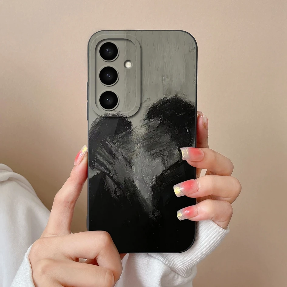 Cases For Samsung S25 Ultra S25Plus Cute Rabbit Cartoon Pattern Liquid Soft Silicone Premium Protection For Samsung S 25 Coques