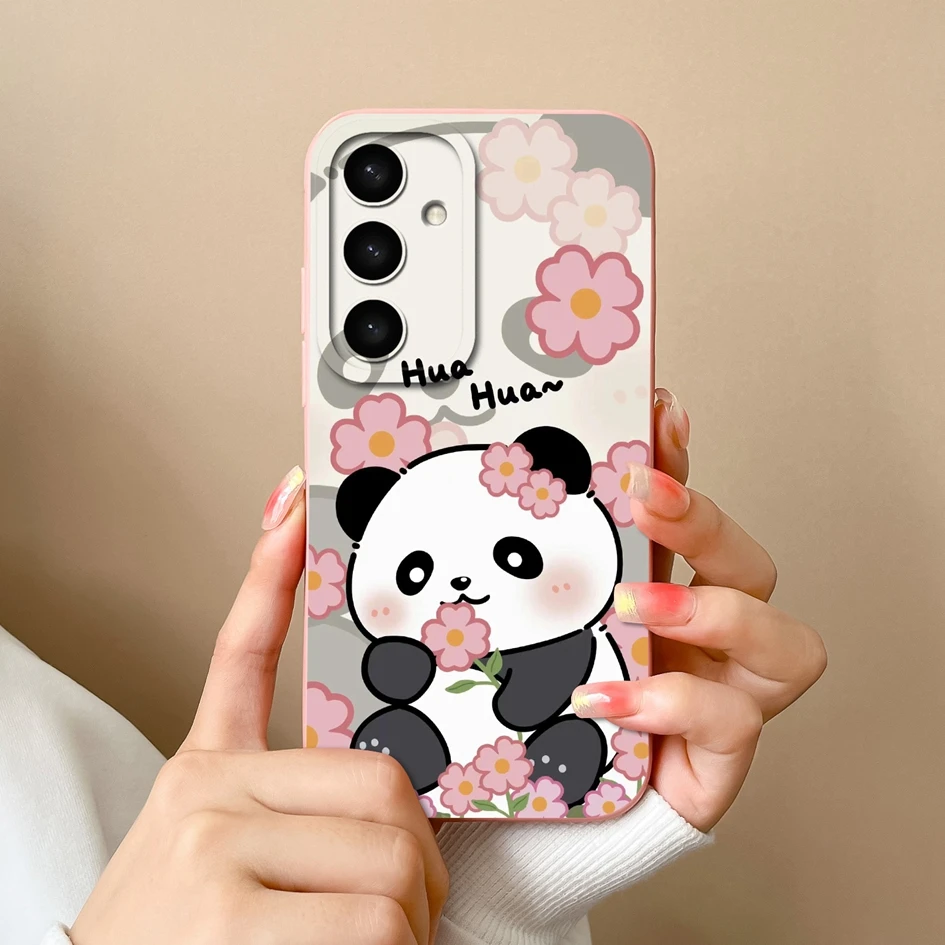 Cases For Samsung S25 Ultra S25Plus Cute Rabbit Cartoon Pattern Liquid Soft Silicone Premium Protection For Samsung S 25 Coques