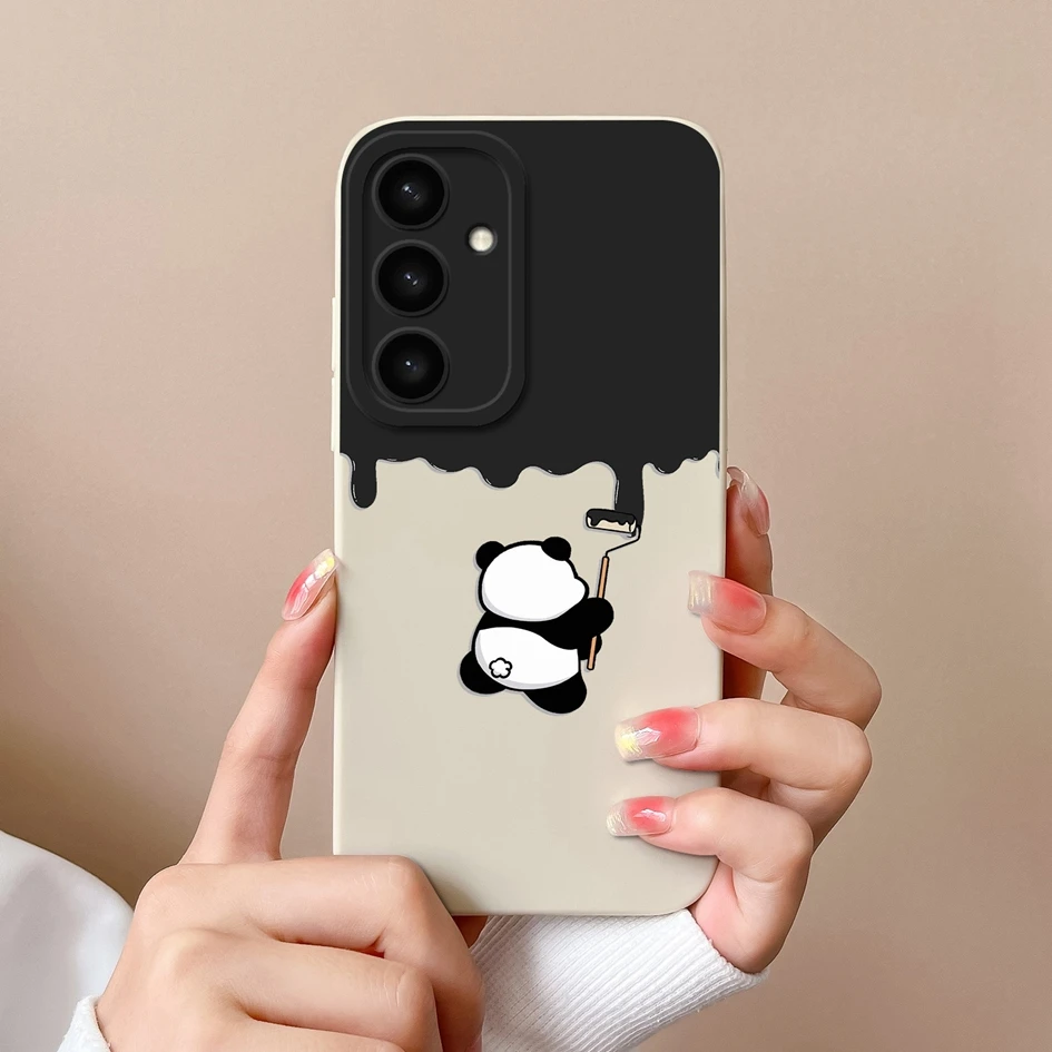 Cases For Samsung S25 Ultra S25Plus Cute Rabbit Cartoon Pattern Liquid Soft Silicone Premium Protection For Samsung S 25 Coques