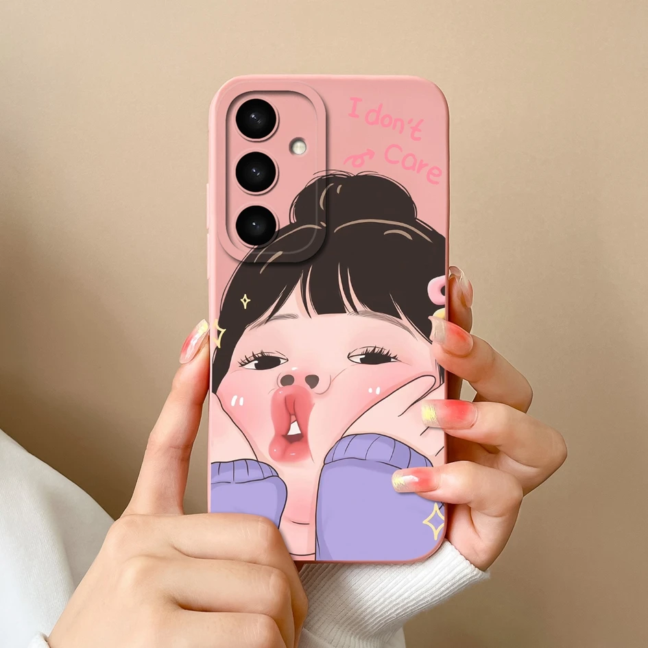 Cases For Samsung S25 Ultra S25Plus Cute Rabbit Cartoon Pattern Liquid Soft Silicone Premium Protection For Samsung S 25 Coques