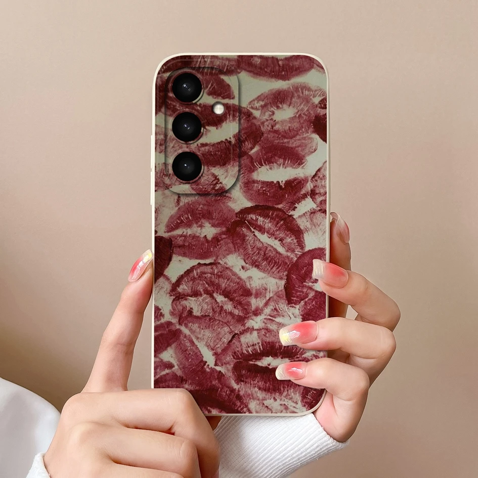 Cases For Samsung S25 Ultra S25Plus Cute Rabbit Cartoon Pattern Liquid Soft Silicone Premium Protection For Samsung S 25 Coques