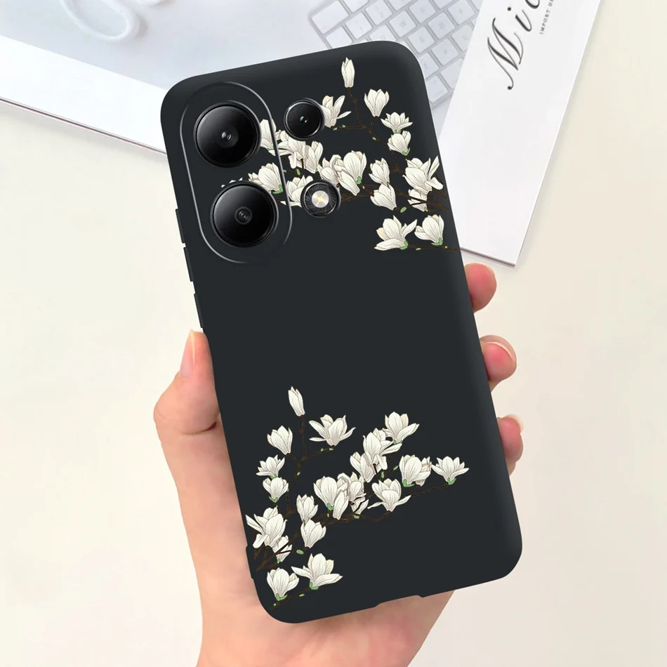 For Xiaomi Redmi Note 13 4G Case Redmi Note 13 Pro 4G Fashion Painted Candy Color Soft Silicon Cover For Redmi Note13 13Pro 4G
