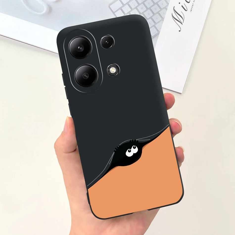 For Xiaomi Redmi Note 13 4G Case Redmi Note 13 Pro 4G Fashion Painted Candy Color Soft Silicon Cover For Redmi Note13 13Pro 4G