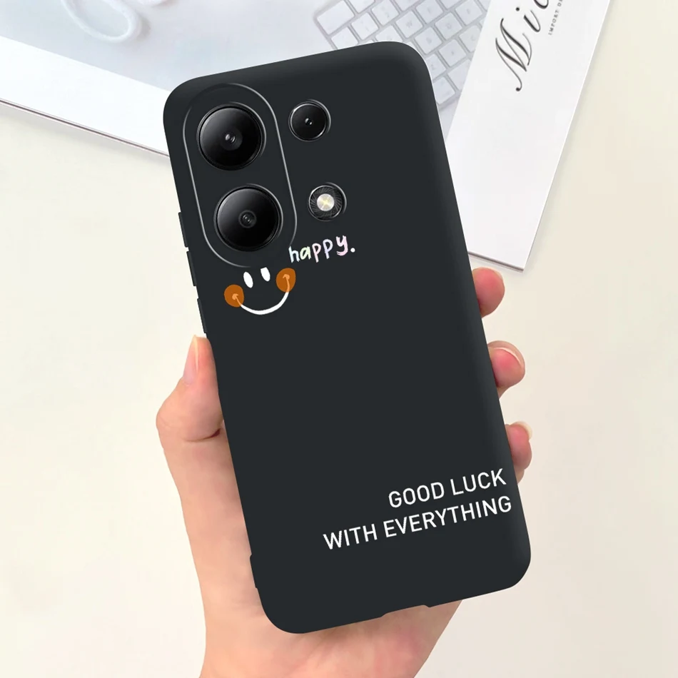 For Xiaomi Redmi Note 13 4G Case Redmi Note 13 Pro 4G Fashion Painted Candy Color Soft Silicon Cover For Redmi Note13 13Pro 4G