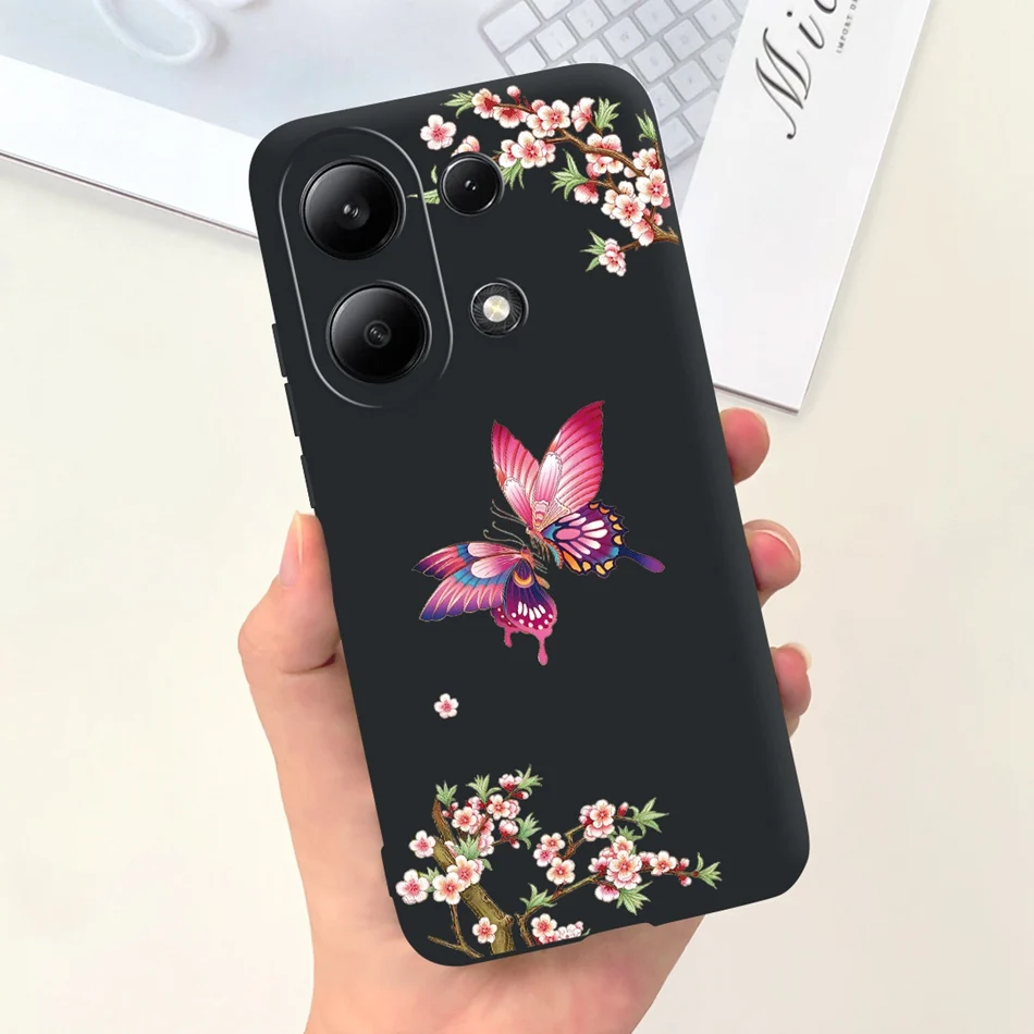 For Xiaomi Redmi Note 13 4G Case Redmi Note 13 Pro 4G Fashion Painted Candy Color Soft Silicon Cover For Redmi Note13 13Pro 4G