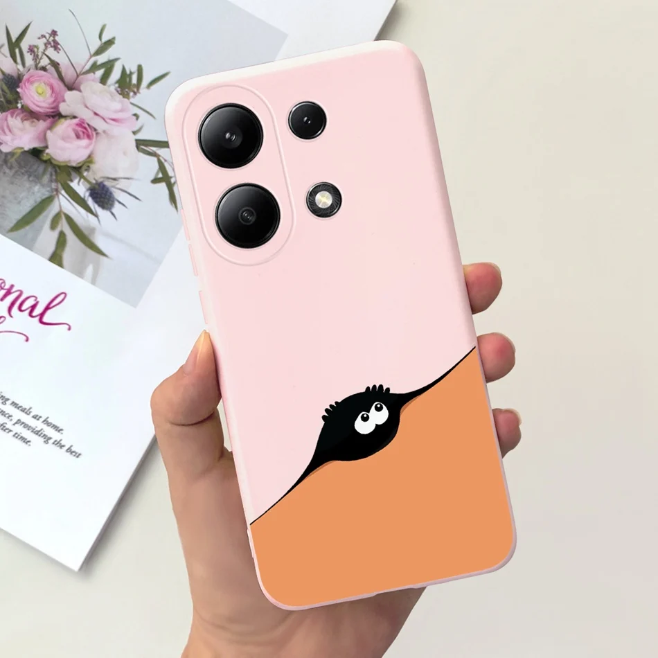 For Xiaomi Redmi Note 13 4G Case Redmi Note 13 Pro 4G Fashion Painted Candy Color Soft Silicon Cover For Redmi Note13 13Pro 4G