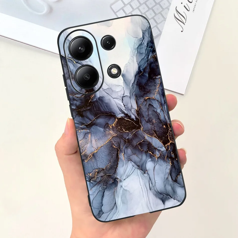 For Xiaomi Redmi Note 13 4G Case Redmi Note 13 Pro 4G Fashion Painted Candy Color Soft Silicon Cover For Redmi Note13 13Pro 4G