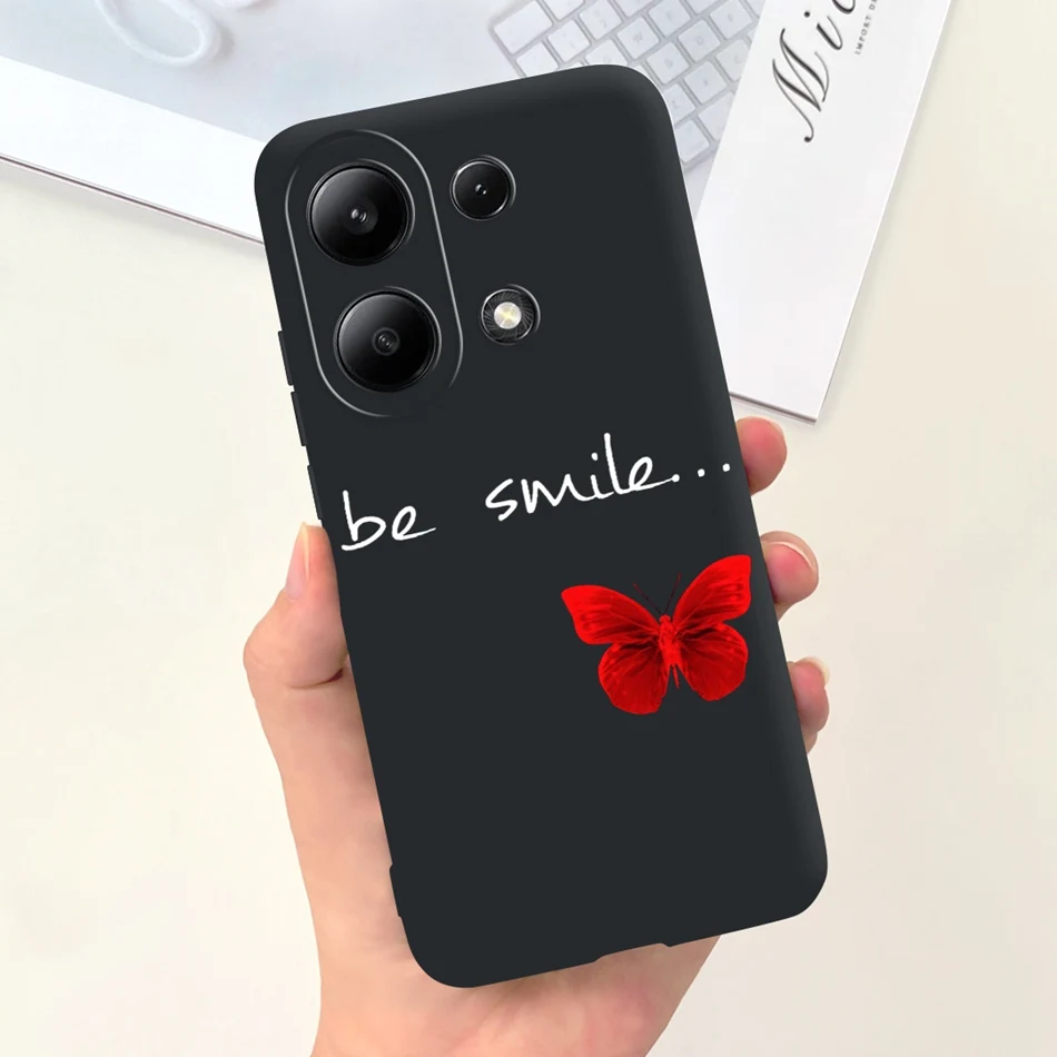 For Xiaomi Redmi Note 13 4G Case Redmi Note 13 Pro 4G Fashion Painted Candy Color Soft Silicon Cover For Redmi Note13 13Pro 4G