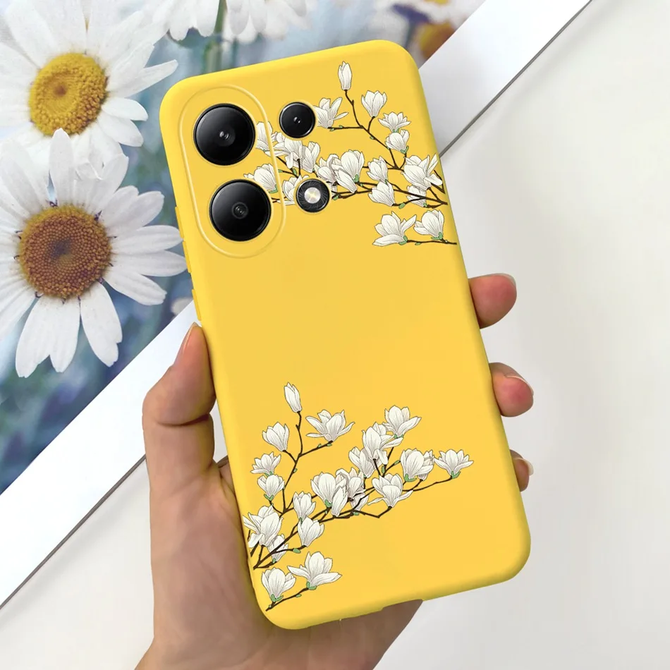 For Xiaomi Redmi Note 13 4G Case Redmi Note 13 Pro 4G Fashion Painted Candy Color Soft Silicon Cover For Redmi Note13 13Pro 4G
