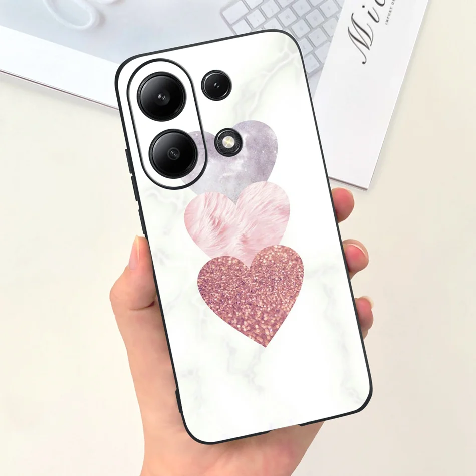 For Xiaomi Redmi Note 13 4G Case Redmi Note 13 Pro 4G Fashion Painted Candy Color Soft Silicon Cover For Redmi Note13 13Pro 4G