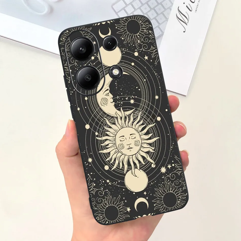 For Xiaomi Redmi Note 13 4G Case Redmi Note 13 Pro 4G Fashion Painted Candy Color Soft Silicon Cover For Redmi Note13 13Pro 4G