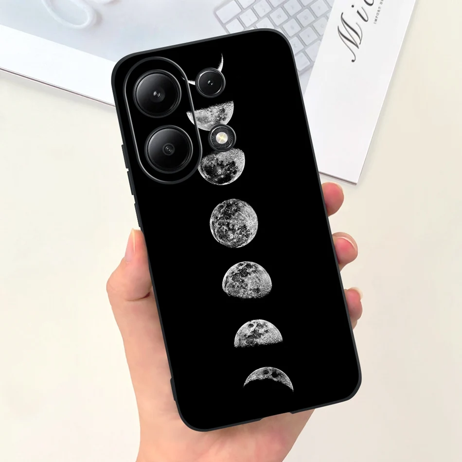 For Xiaomi Redmi Note 13 4G Case Redmi Note 13 Pro 4G Fashion Painted Candy Color Soft Silicon Cover For Redmi Note13 13Pro 4G