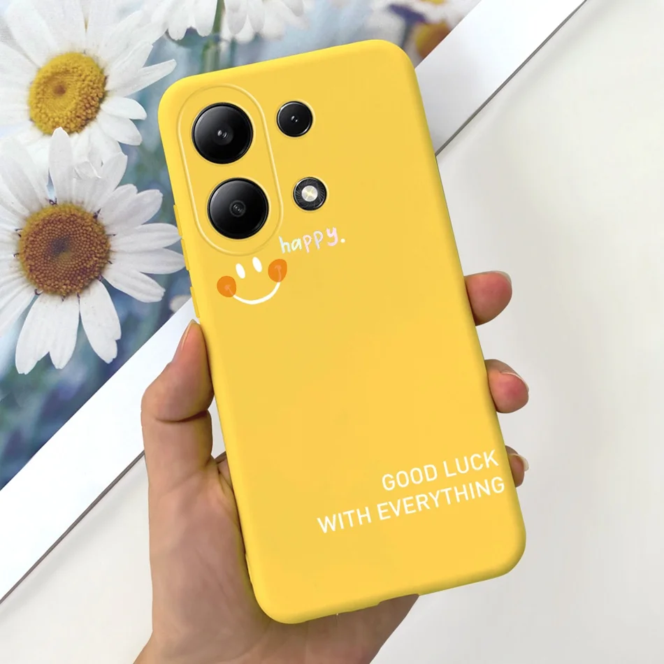 For Xiaomi Redmi Note 13 4G Case Redmi Note 13 Pro 4G Fashion Painted Candy Color Soft Silicon Cover For Redmi Note13 13Pro 4G