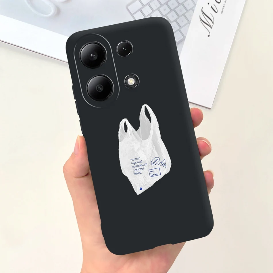 For Xiaomi Redmi Note 13 4G Case Redmi Note 13 Pro 4G Fashion Painted Candy Color Soft Silicon Cover For Redmi Note13 13Pro 4G