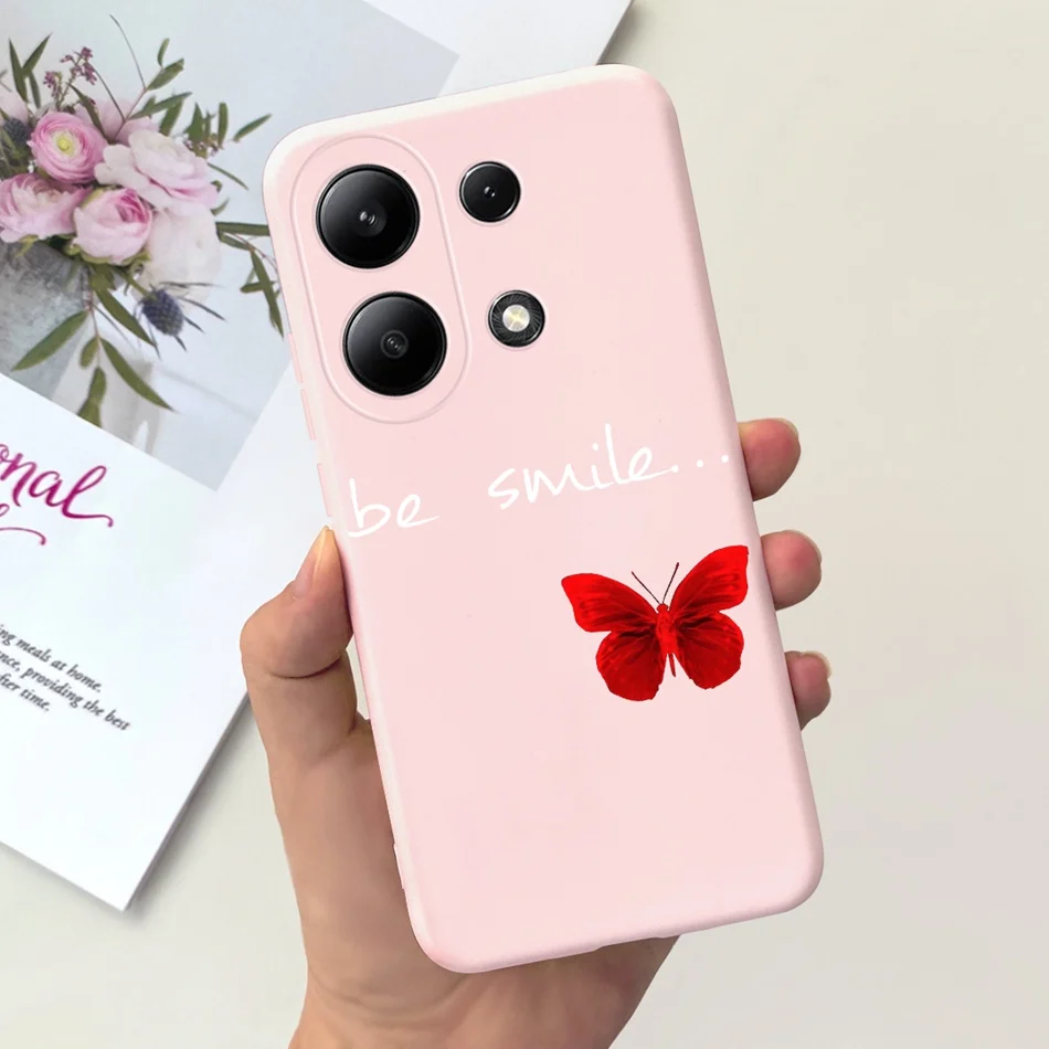 For Xiaomi Redmi Note 13 4G Case Redmi Note 13 Pro 4G Fashion Painted Candy Color Soft Silicon Cover For Redmi Note13 13Pro 4G