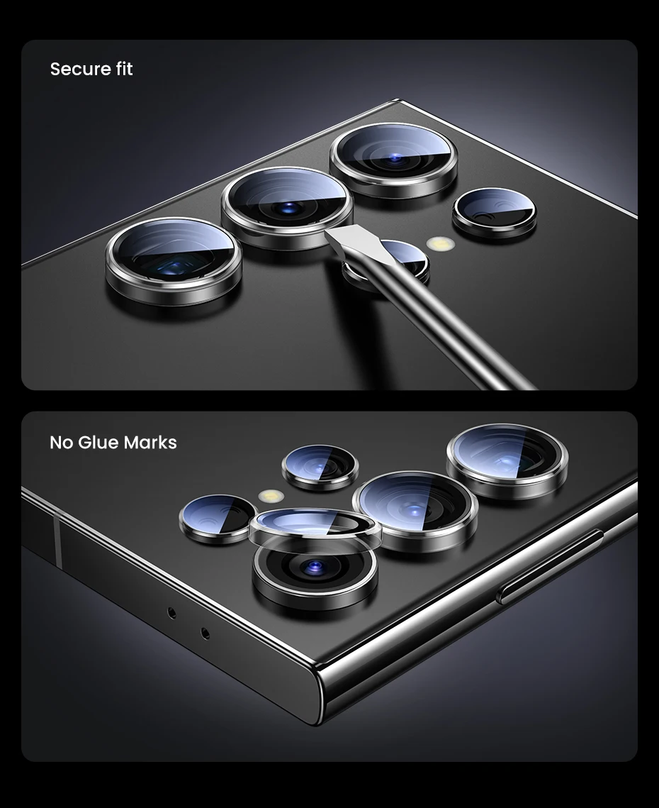 UGREEN Camera Lens Protector for Samsung Galaxy S24 Ultra Full Lens Glass for Samsung S24 Ultra Protective Film