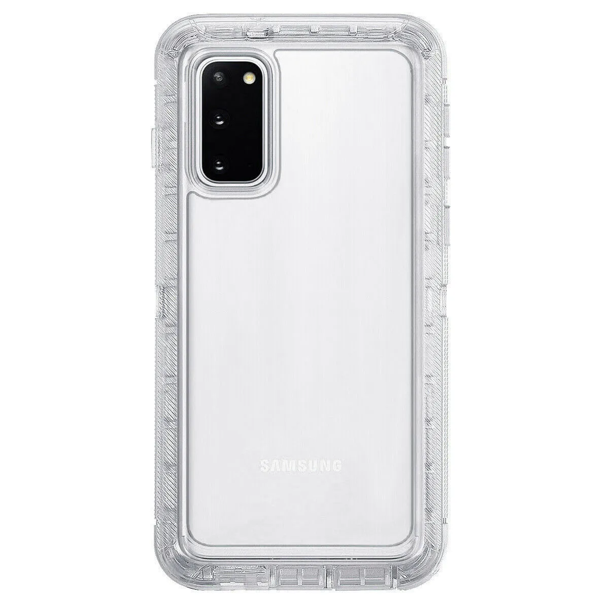 3 IN 1 For Samsung Galaxy S21 S20 S22 S23 S24 S25 S26 Ultra S10 Note 20 10 Heavy Duty Clear Shockproof Hybrid Bumper Case Cover