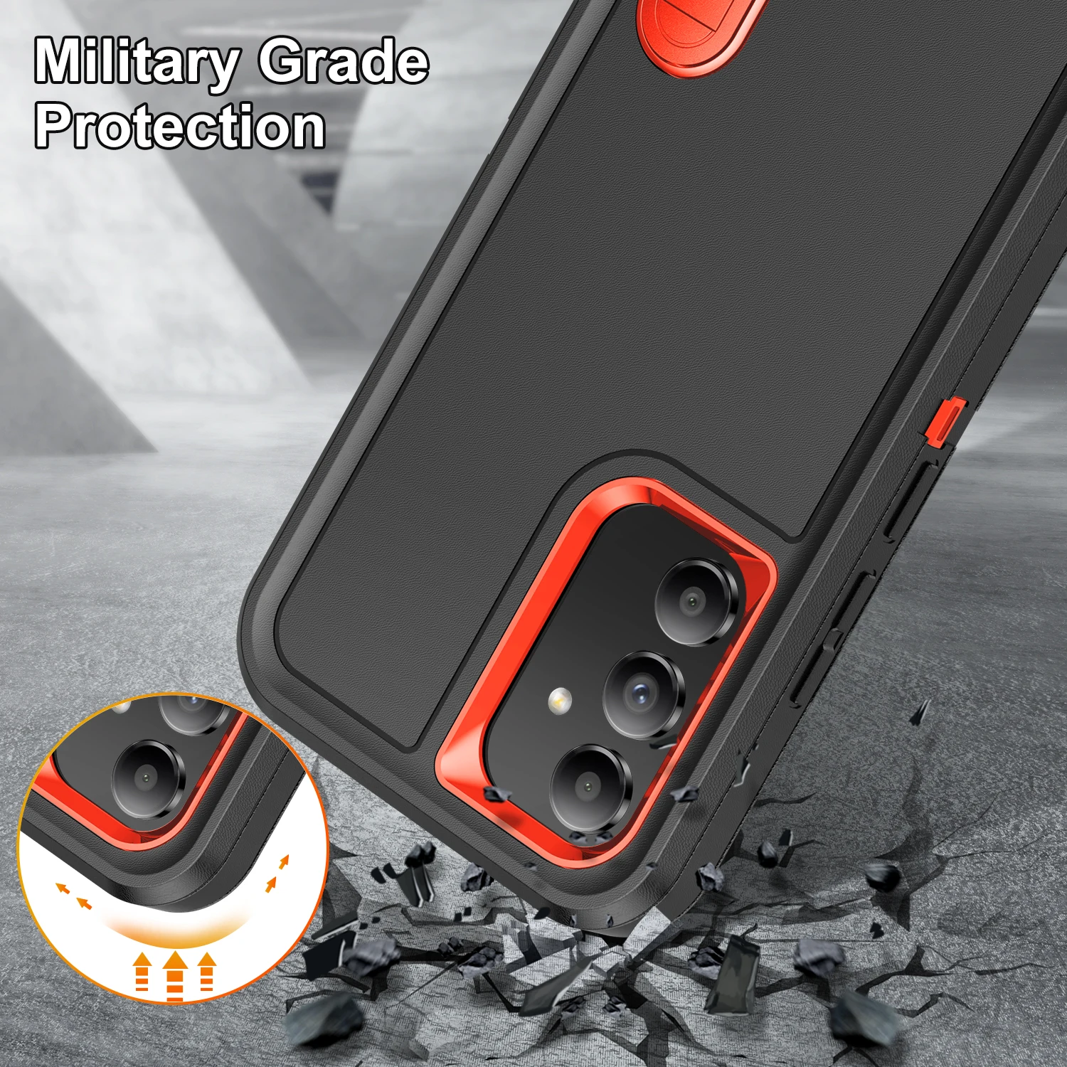 Fall Protection Armor Case for Samsung Galaxy S26 FE S25 Ultra A37 A27 A17 A56 5G A36 A16 A54 A14 A53 A13 A15 S23 S24 S22 Plus