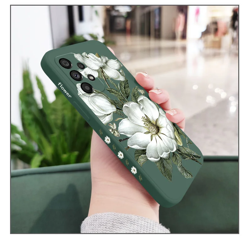 Wild Flowers Phone Case For Samsung For A54 A34 A24 A14 A15 A25 A35 A55 A73 A53 A33 A23 A13 A03 A04 A04S A72 A52 A32 A22 4G 5G