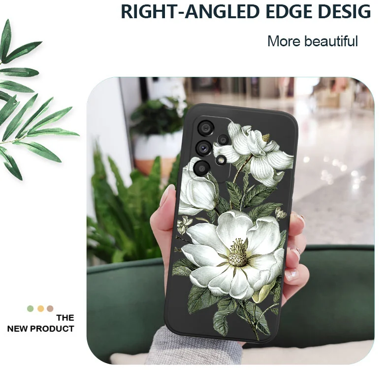 Wild Flowers Phone Case For Samsung For A54 A34 A24 A14 A15 A25 A35 A55 A73 A53 A33 A23 A13 A03 A04 A04S A72 A52 A32 A22 4G 5G
