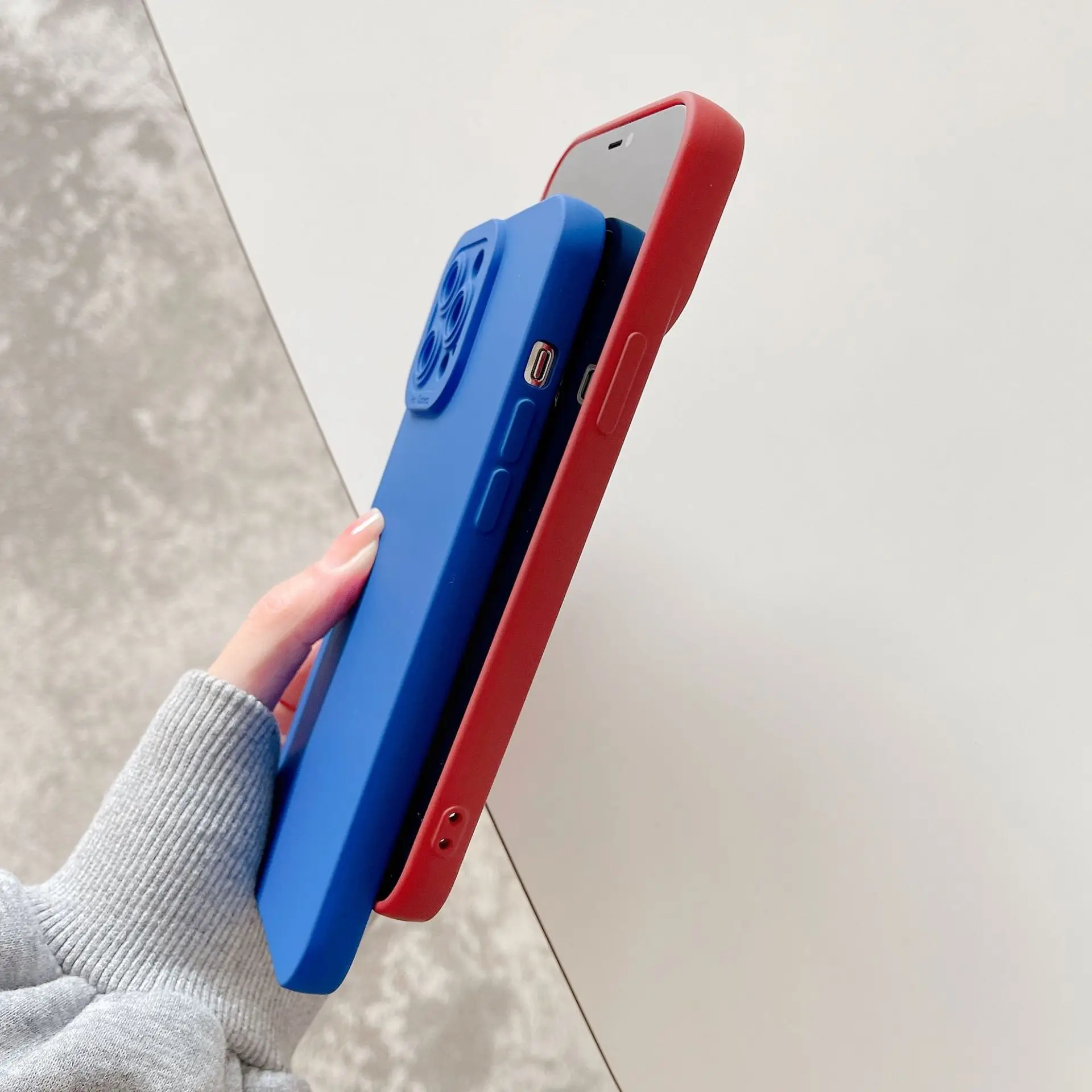 high-end Black Shockproof Silicone TPU Phone Case For Iphone 16 15 14 13 12 Pro 11 Pro Max X Xs XR 7 8 SE Men Protect Lens Cover