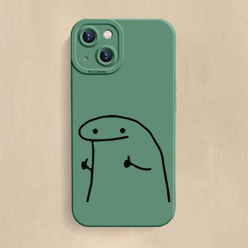 Cute Cartoon Matchman Silicone Phone Case For IPhone 16 15 14 13 Pro Max 12 Mini 11 pro XS XR X 7 8 Plus SE 2020 Case