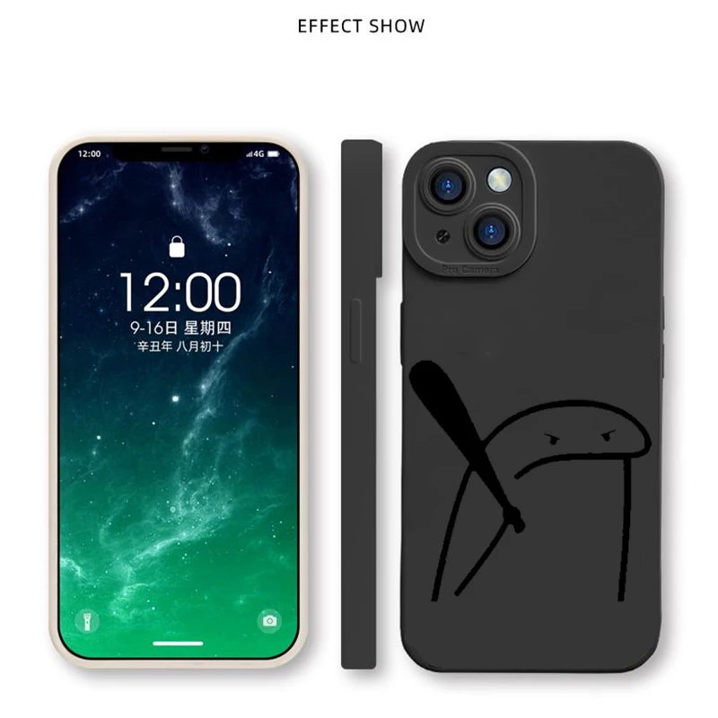 Cute Cartoon Matchman Silicone Phone Case For IPhone 16 15 14 13 Pro Max 12 Mini 11 pro XS XR X 7 8 Plus SE 2020 Case