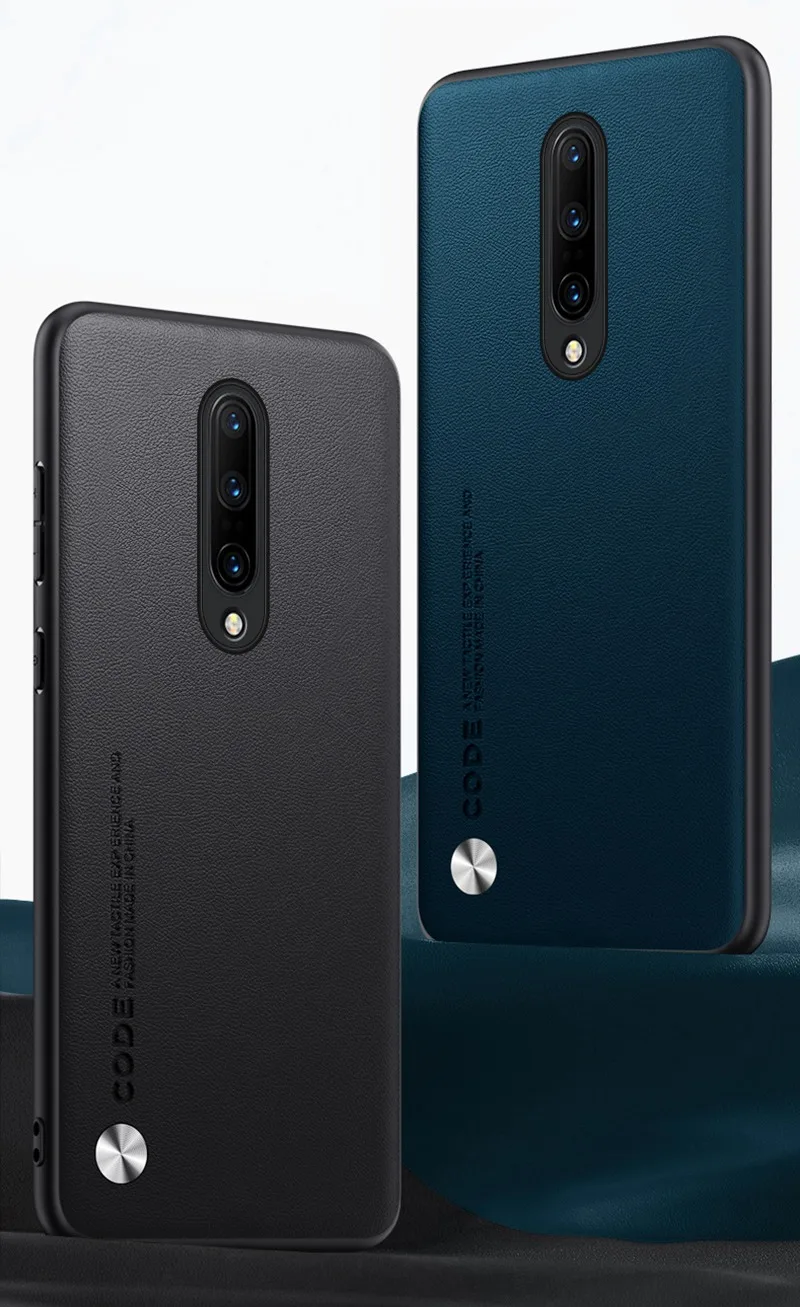Phone Case For OnePlus 8 7 Pro One Plus 7T Luxury PU Leather Case For OnePlus 7 8 7T Pro Back Cover Silicone Protection Coque