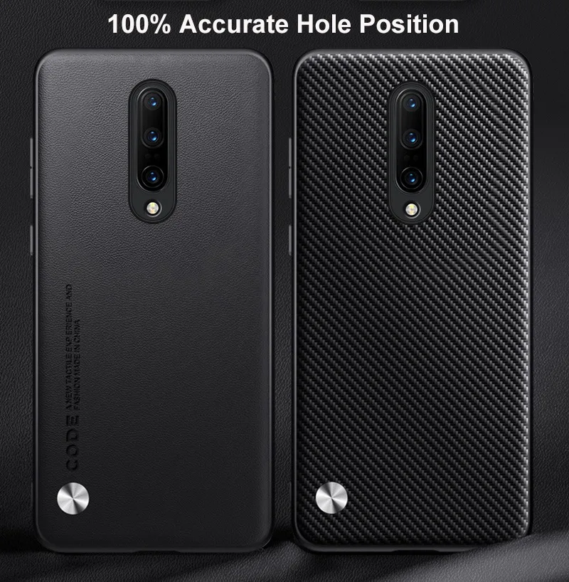 Phone Case For OnePlus 8 7 Pro One Plus 7T Luxury PU Leather Case For OnePlus 7 8 7T Pro Back Cover Silicone Protection Coque