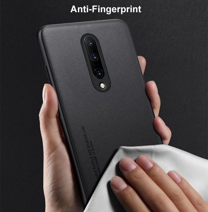 Phone Case For OnePlus 8 7 Pro One Plus 7T Luxury PU Leather Case For OnePlus 7 8 7T Pro Back Cover Silicone Protection Coque