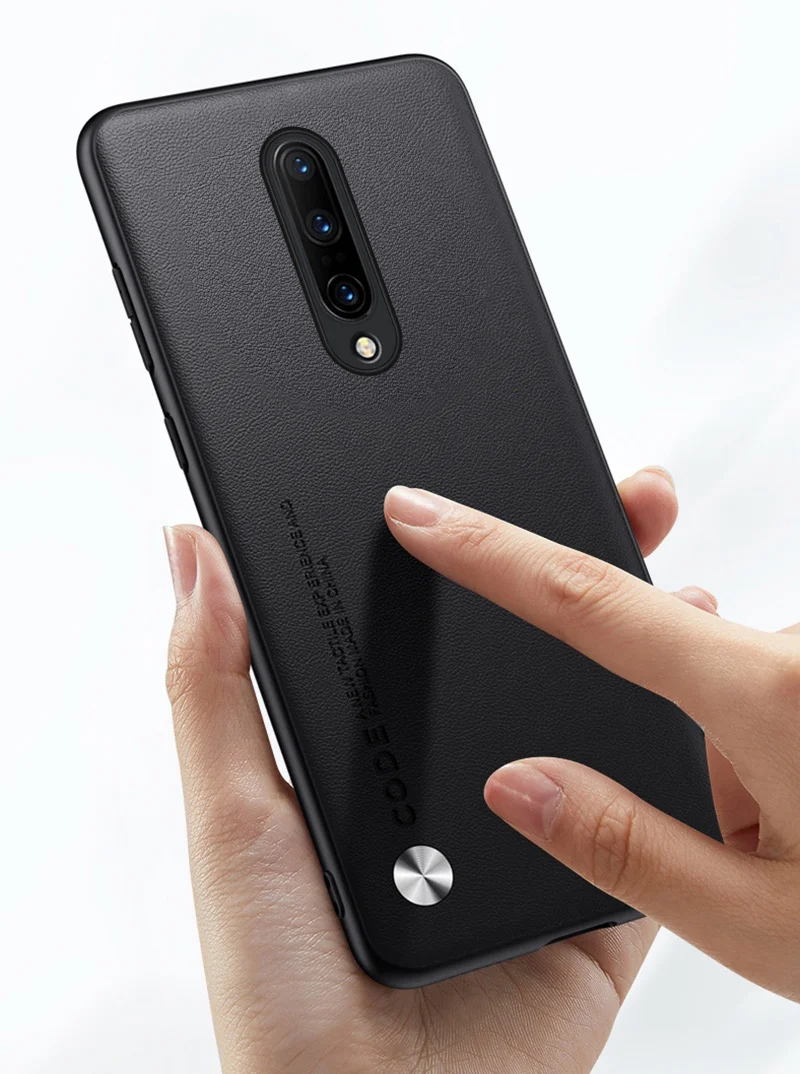 Phone Case For OnePlus 8 7 Pro One Plus 7T Luxury PU Leather Case For OnePlus 7 8 7T Pro Back Cover Silicone Protection Coque