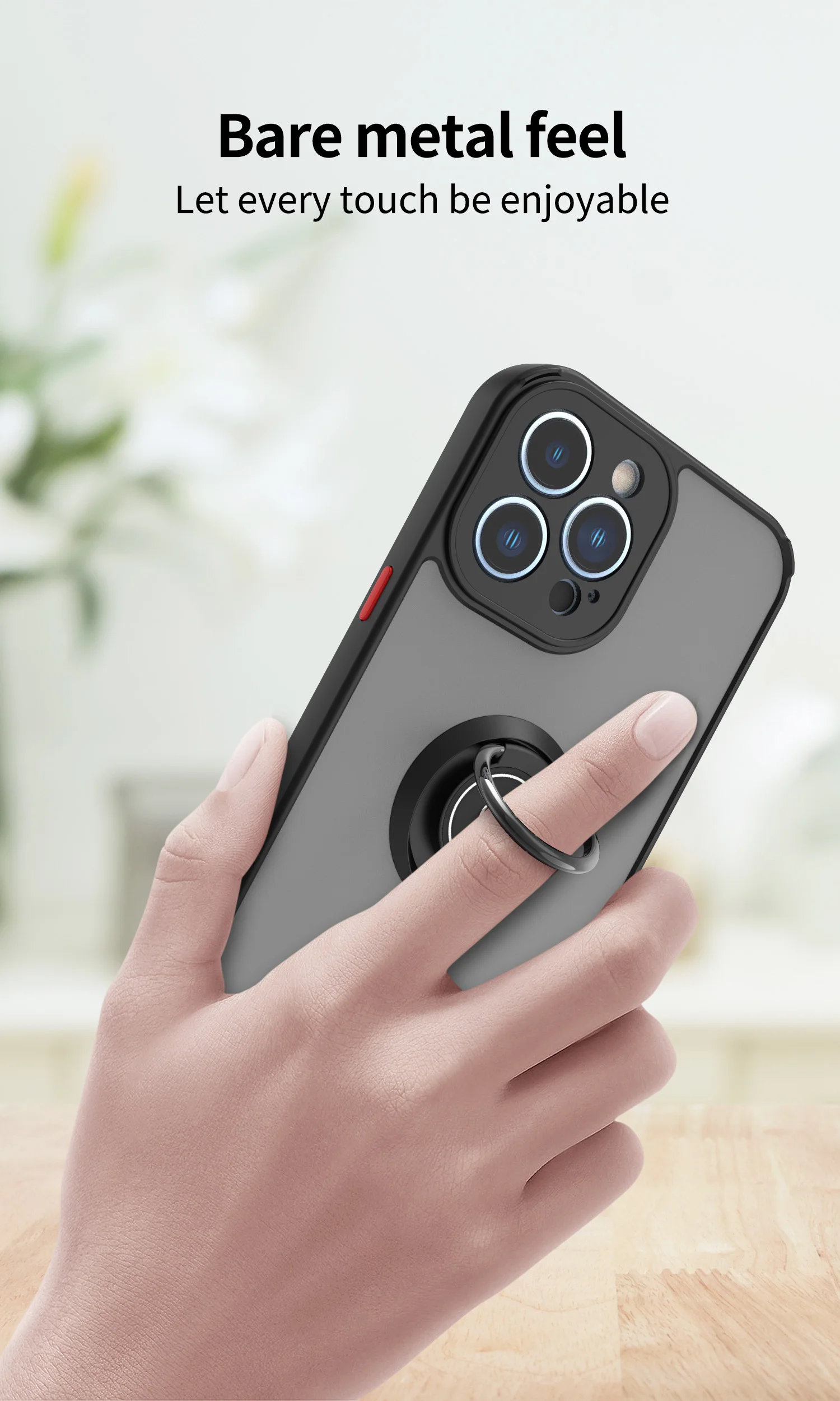 Magnetic Shockproof Case For IPhone 15 14 13 12 11 Pro Max Mini X XR 6 8 7 14 15 Plus SE Ring Holder Cover For iphone Case