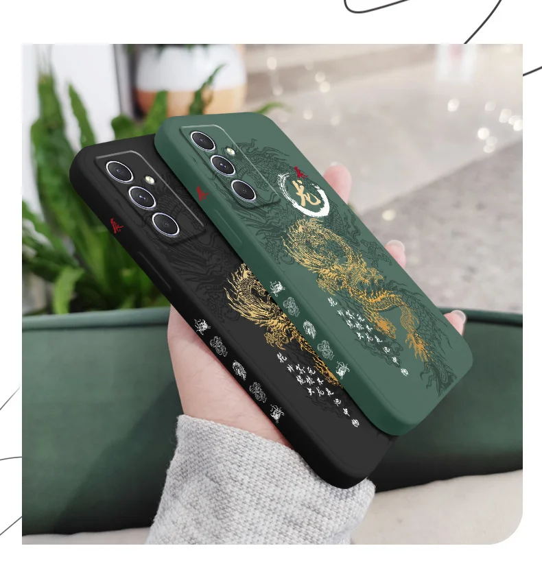 Flying Dragon Phone Case For Samsung A56 A55 A36 A35 A26 A25 A17 A16 A15 A07 A06 A05 A05S A54 A34 A24 A14 A04 A04S A04E 4G 5G