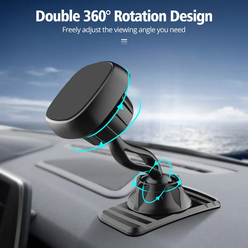 Universal 17mm Ball Head Base Car Air Vent Clip For Magnetic Car Phone Holder Dashboard Support Stand Mobile Phone Accessories