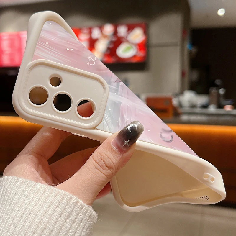 Pink Gradient Butterfly Case For Samsung Galaxy S26 FE S25 S24 S23 Ultra A57A37 A27 A18 A17 A16 A56 A36 A15 A55 A54 Phone Cover