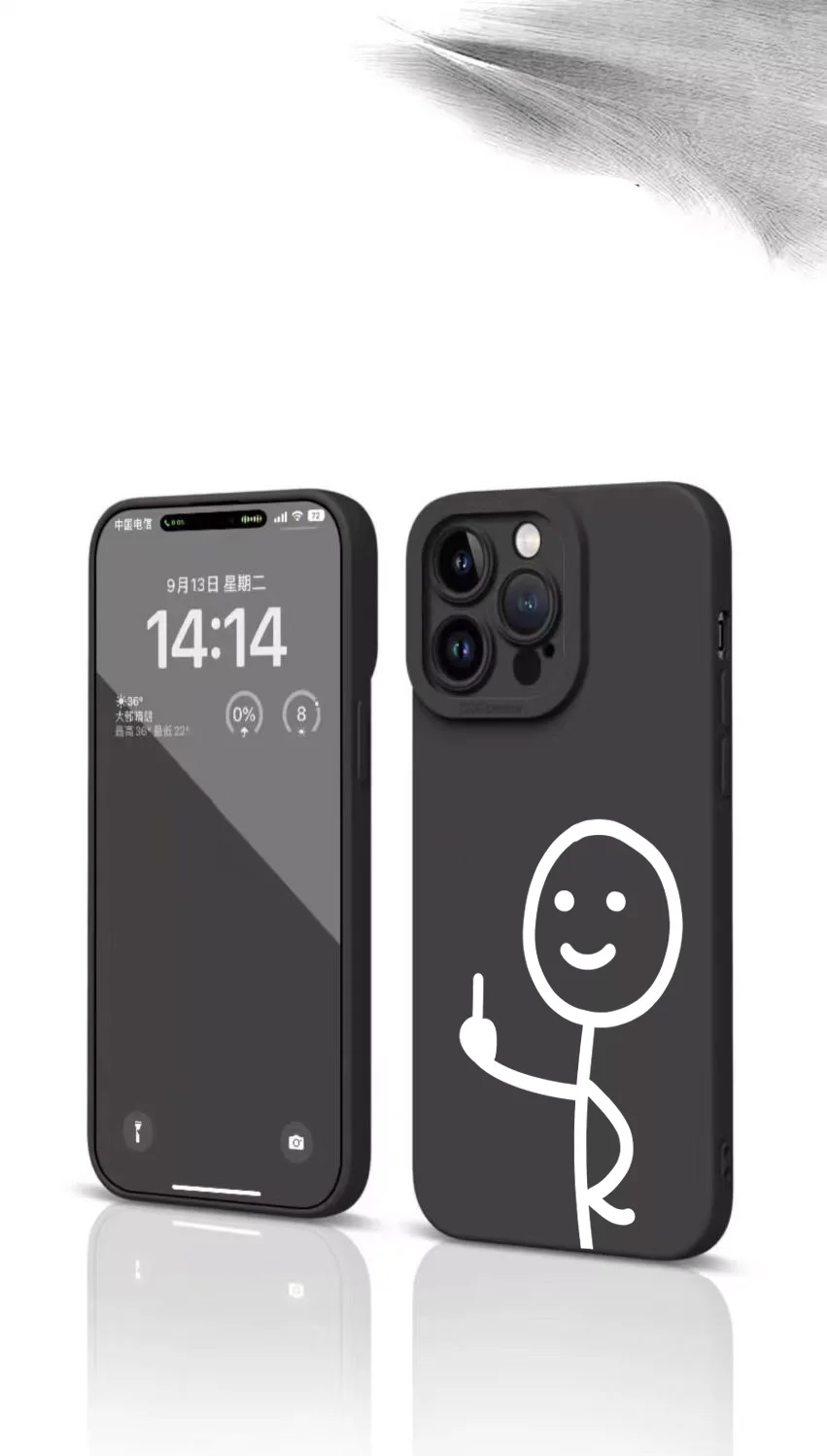 Finger People Pro Camera Phone Case For iPhone 18 17 16 15 14 Pro Max Plus 11 12 13 17E Air 16E Matte Soft Silicone Bumper Cover