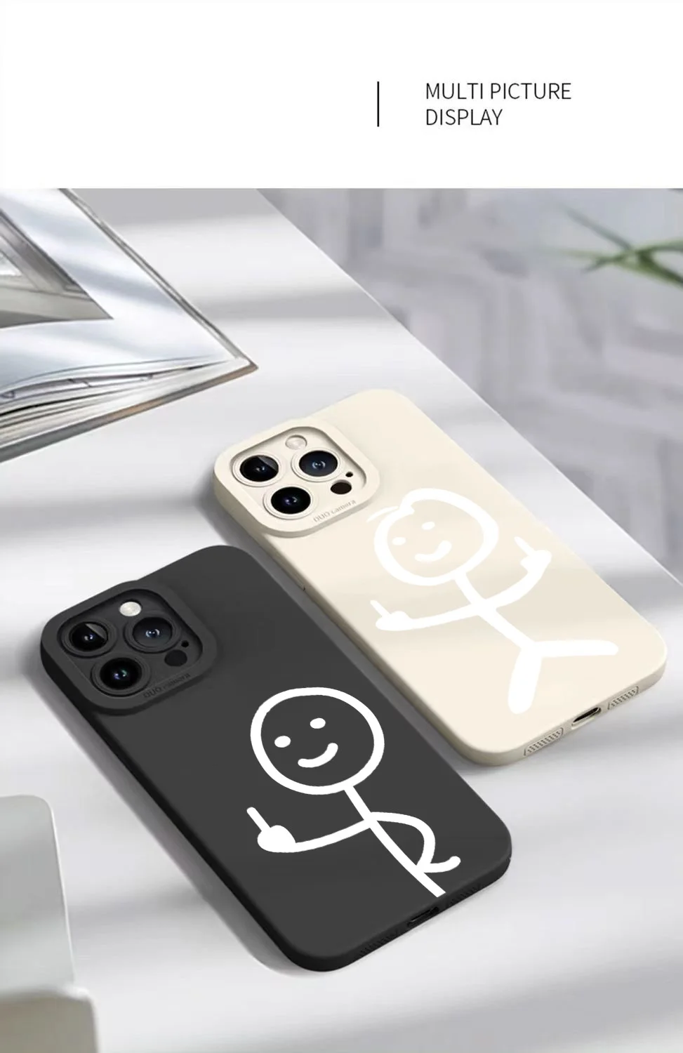 Finger People Pro Camera Phone Case For iPhone 18 17 16 15 14 Pro Max Plus 11 12 13 17E Air 16E Matte Soft Silicone Bumper Cover
