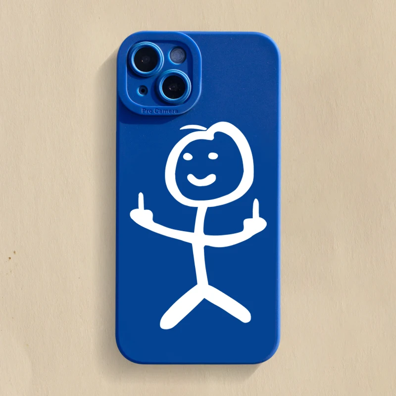 Finger People Pro Camera Phone Case For iPhone 18 17 16 15 14 Pro Max Plus 11 12 13 17E Air 16E Matte Soft Silicone Bumper Cover