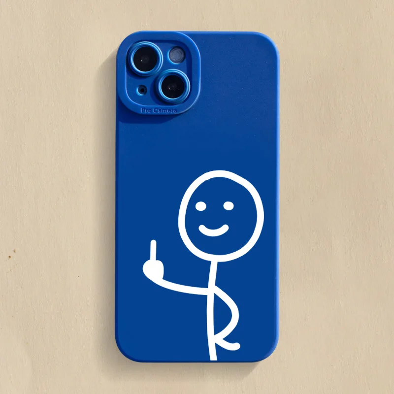 Finger People Pro Camera Phone Case For iPhone 18 17 16 15 14 Pro Max Plus 11 12 13 17E Air 16E Matte Soft Silicone Bumper Cover