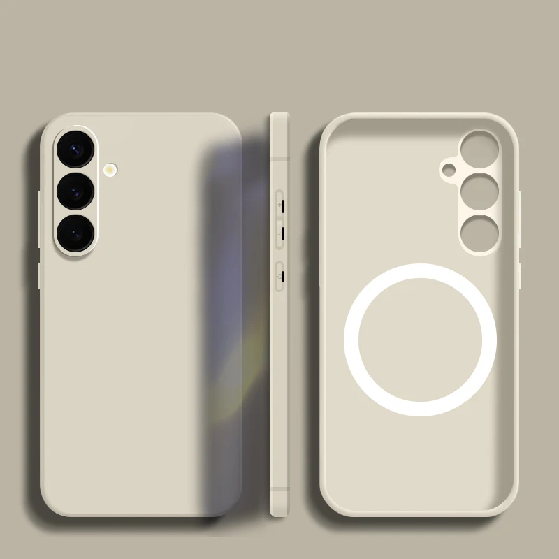 Magnetic Phone Case For Samsung Galaxy S26 S25 S24 S23 S22 Ultra S23 Plus S25 S24 S21 FE For Magsafe Wireless Charge Soft Cover