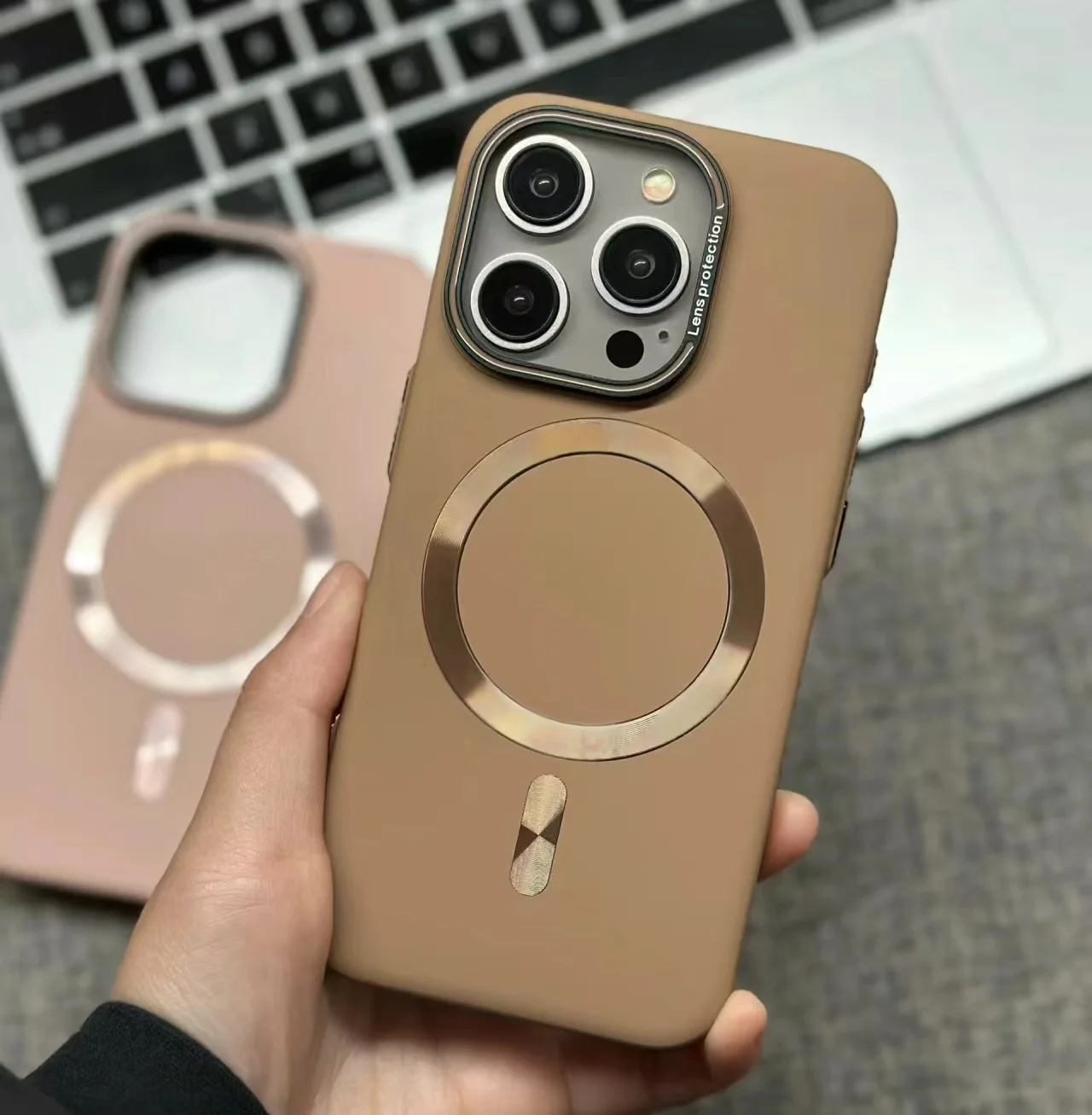 Luxury Solid Color Matte Magnetic Wireless Charge Case For Magsafe For iPhone 15 14 13 12 16 17 18 Pro Max Ultra Thin Hard Cover