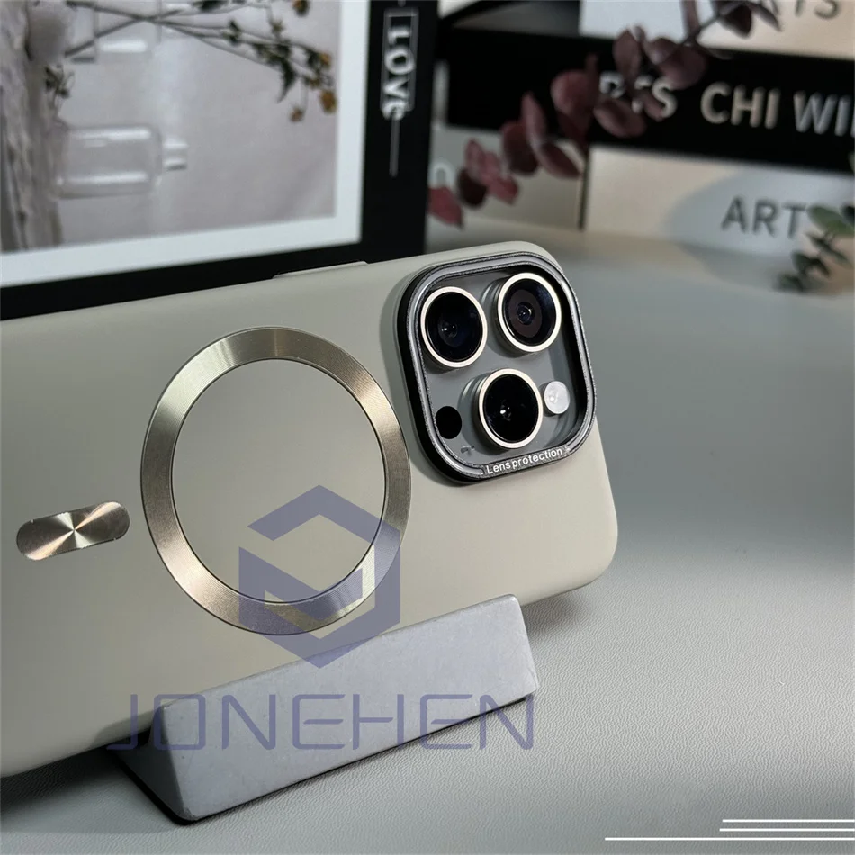 Luxury Solid Color Matte Magnetic Wireless Charge Case For Magsafe For iPhone 15 14 13 12 16 17 18 Pro Max Ultra Thin Hard Cover