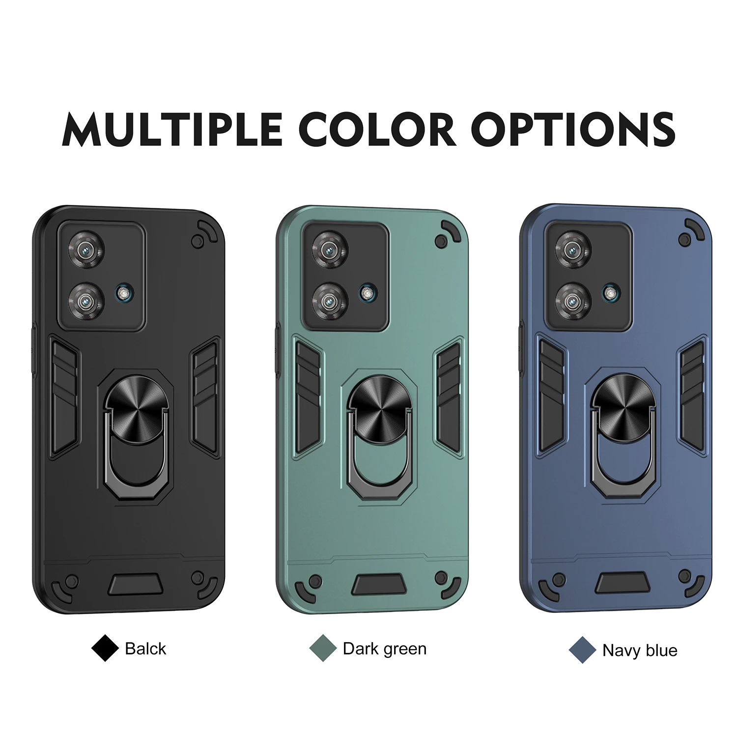 Magnetic Phone Holder Case for MOTOROLA Moto Edge 40 30 Pro Neo Fusion Cases Luxury Protect Bumper Back Cover