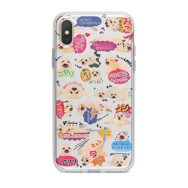 ClmjCutelittleJapanesesealPhoneCaseForSamsungS25S24S23S22S21S20Note20Note10PlusUltraLite5GClearSoftCover