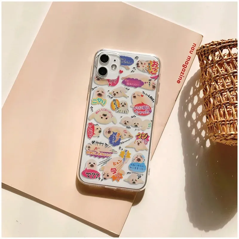 ClmjCutelittleJapanesesealPhoneCaseForSamsungS25S24S23S22S21S20Note20Note10PlusUltraLite5GClearSoftCover
