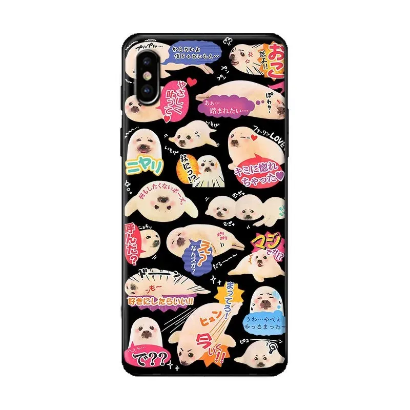 ClmjCutelittleJapanesesealPhoneCaseForSamsungS25S24S23S22S21S20Note20Note10PlusUltraLite5GClearSoftCover
