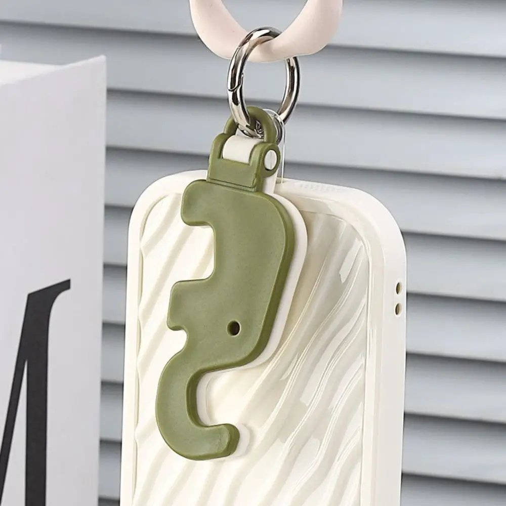 Mini Elephant Cute Cartoon Animal Lazy Desktop Mobile Phone Stand Base Foldable Storage Key Chain Design Easy To Carry