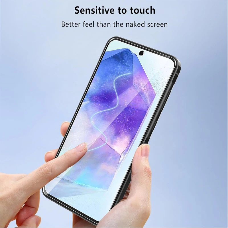 for Samsung A55 A56 S26 Tempered Glass Screen Protector Samsung Galaxy A55 A54 A14 A35 A34 A52 A52S A36 A15 A16 A25 S24 S25 S26