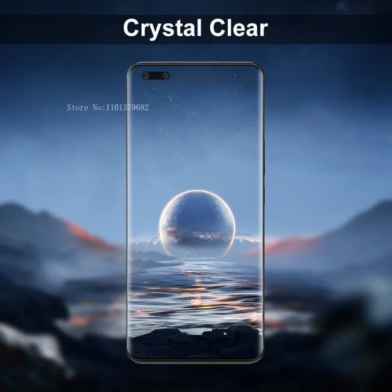 9H Curved Four Sides Glue Tempered Glass For Huawei Honor Magic 5 Lite Magic 6 Pro 3PCS HD Screen Protector Glass