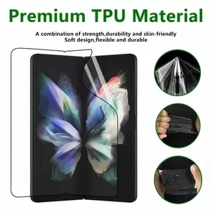 2Pcs Full Cover Hydrogel Film For Samsung Galaxy Z Fold 3 Fold 4 Fold 5 Screen Protector